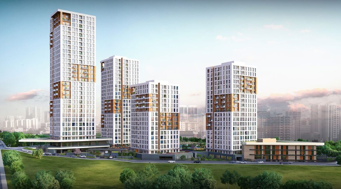 پروژه مسکونی تجاری در حال ساخت در منطقه اسنیورت استانبول