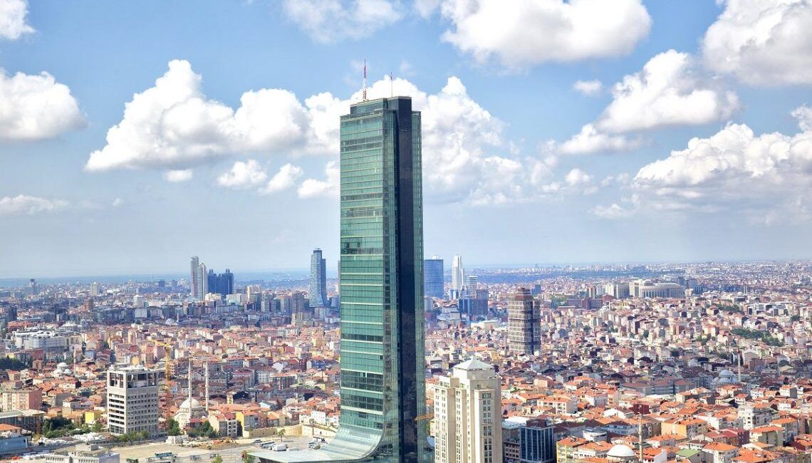 برج مسکونی و تجاری sapphir در منطقه لونت استانبول